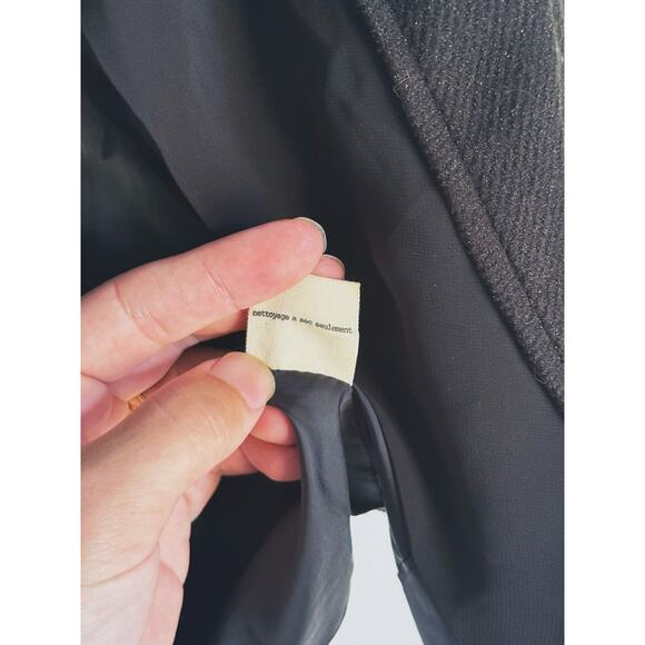 Urban Outfitters Silence + Noise Open Front Lined Blazer Small Career Academia - Picture 8 of 8